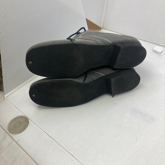 Vtg 1960s GREYHOUND SHOE Canada child baby grey suede desert boots shoes sz 6 - Picture 4 of 5